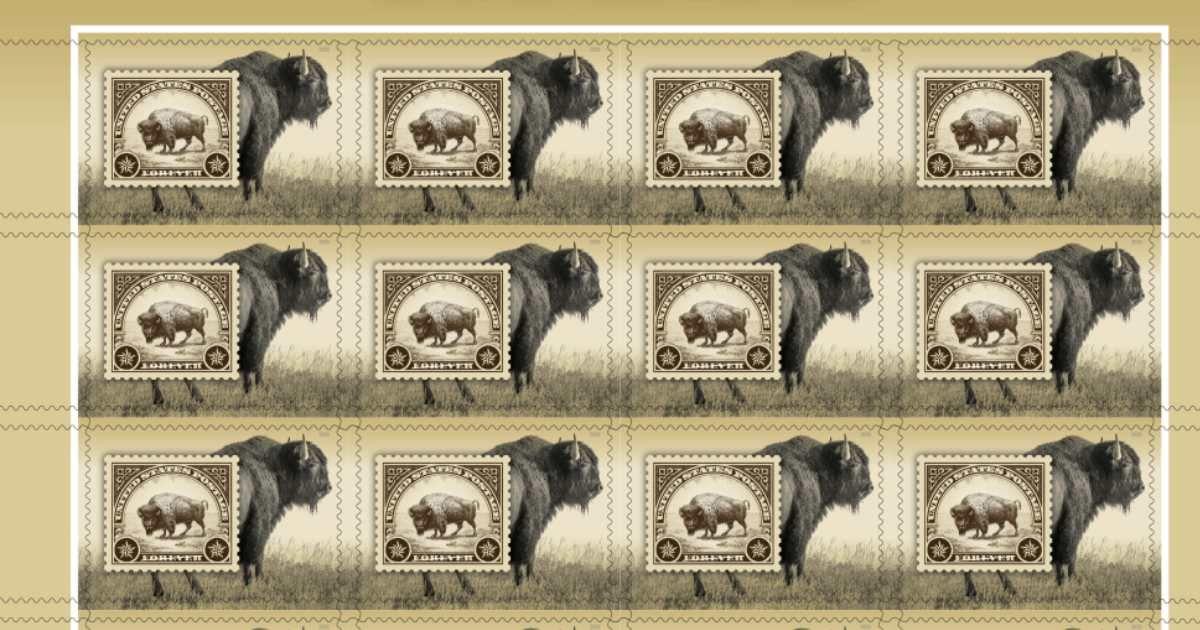 American Bison Stamp (Cover Image Source: Stamps Forever)