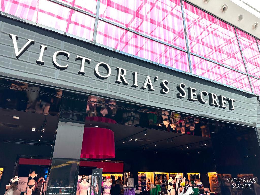 The outside of a Victoria's Secret store in a mall