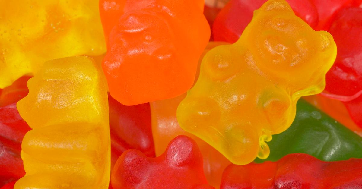 A pile of gummy bears