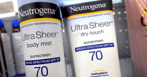 Sunscreen recall Neutrogena