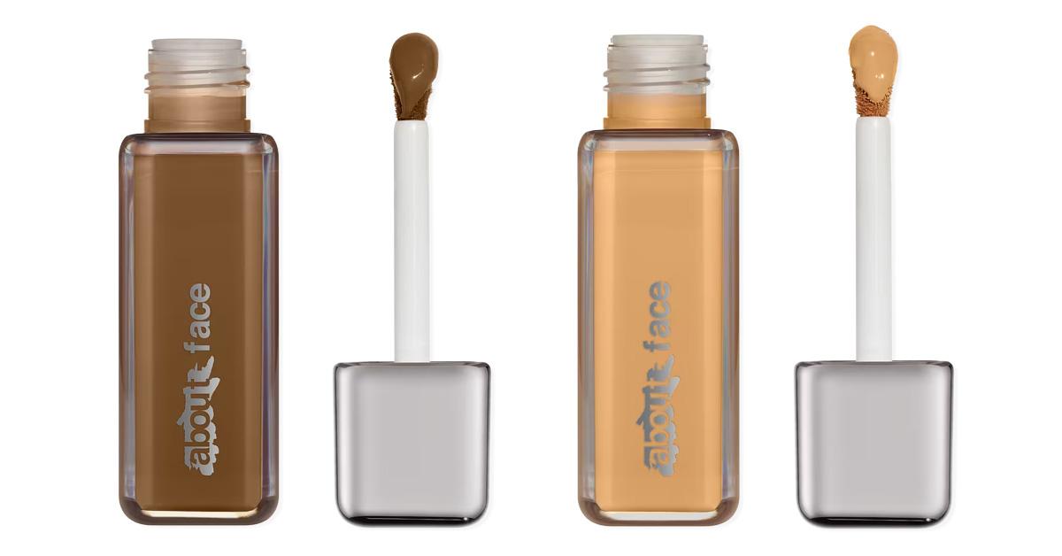 two tubes of liquid concealer in two shades