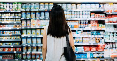 A lady looking at the baby product aisle of a supermarket. (Representative Cover Image Source: Getty Images | d3sign)
