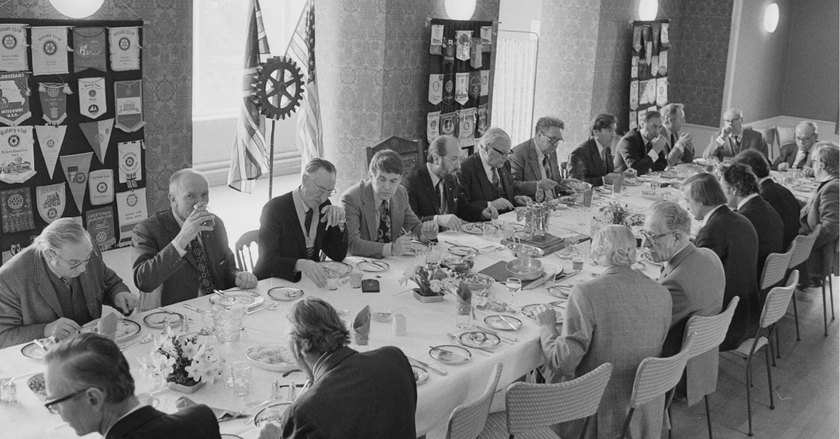 Rotary Club meeting 1976