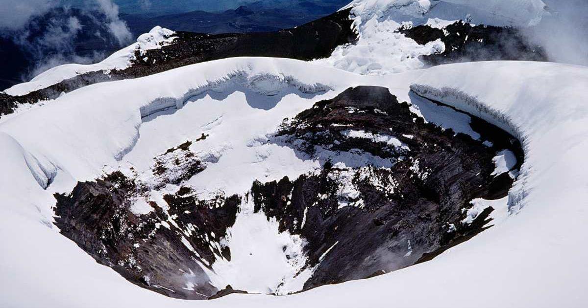 Volcanic crater in the ice (Representative Cover Image Source: Getty Images | Hubert Ayasse)
