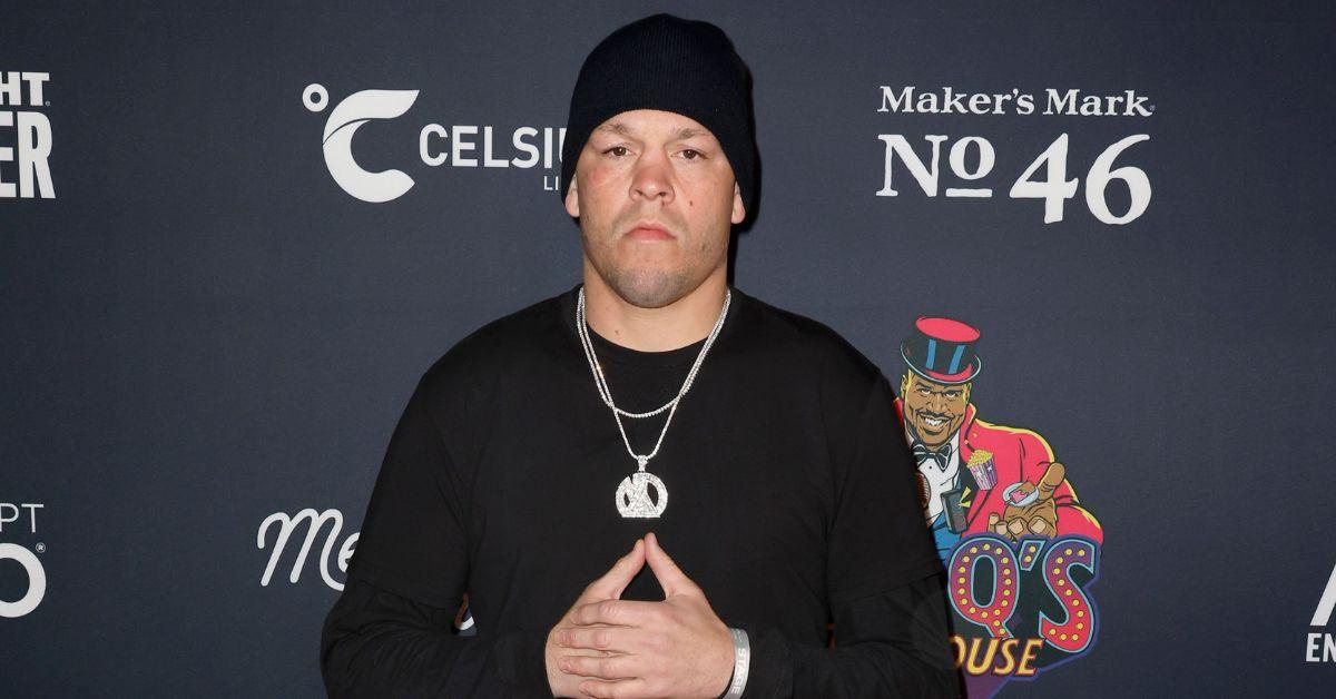 Nate Diaz attending an event in February 2022.