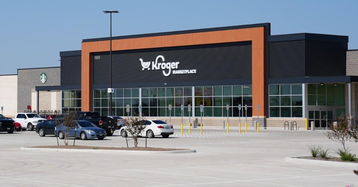 Kroger Marketplace storefront in Dallas, Texas