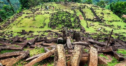 The Gunung Padang in Indonesia.