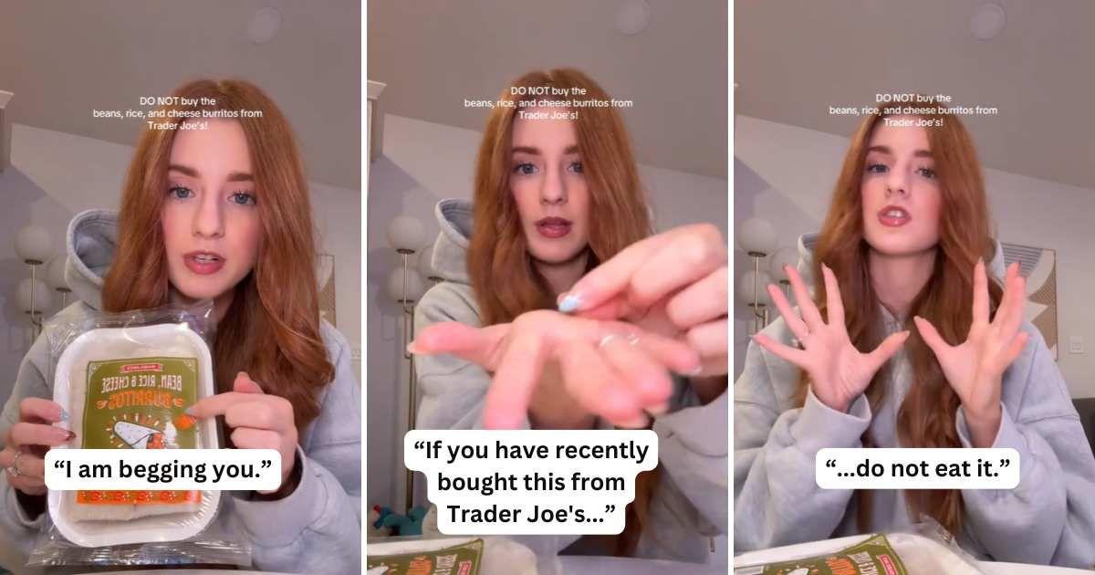 Woman warns people to stay cautious while buying food items from Trader Joe's (Cover Image Source: TikTok | @bridgetsucala)