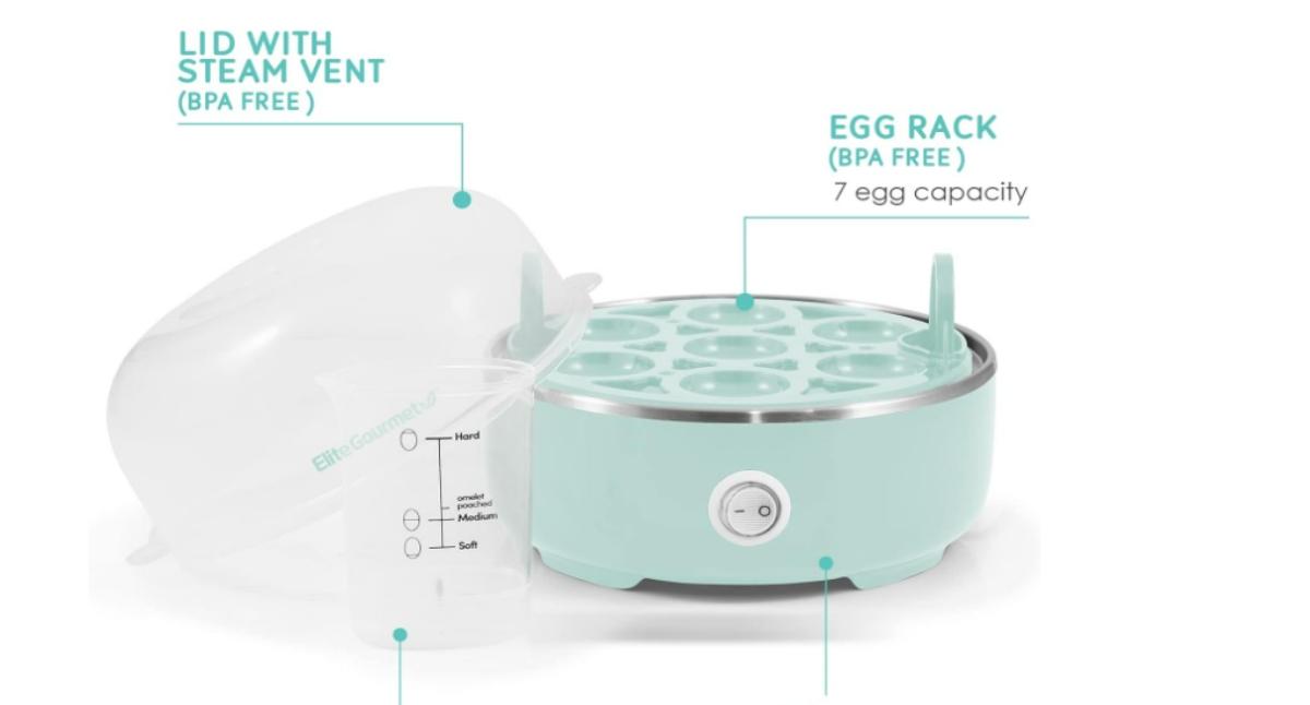 teal electric egg cooker