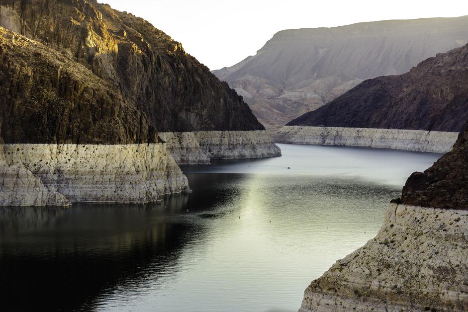 A photo of Lake Mead in Nevada in 2016.