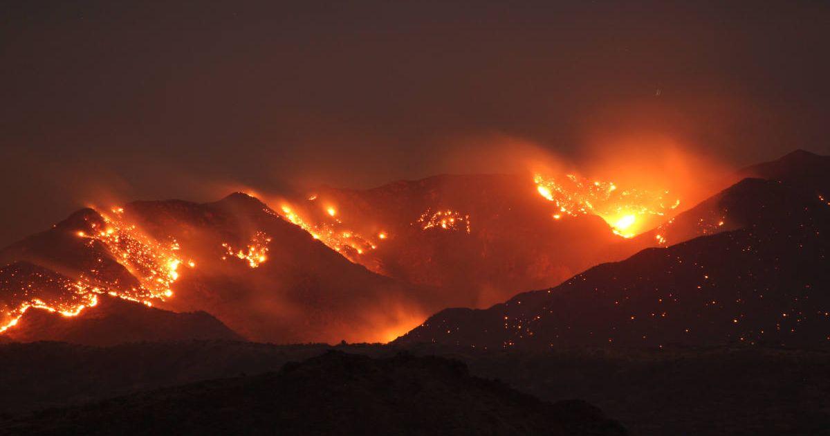Soldier Basin Fire in the Patagonia Mountains of Santa Cruz County, Arizona, as seen from Rio Rico, Arizona. (Representative Cover Image Source: Getty Images | John Hays / Contributor)