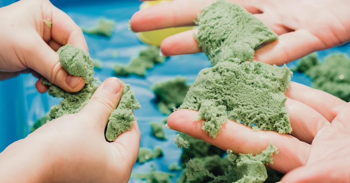 The Softest moldable Sand you will ever Play with- Kinetic Sand