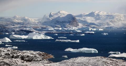 Greenland ice sheet melting