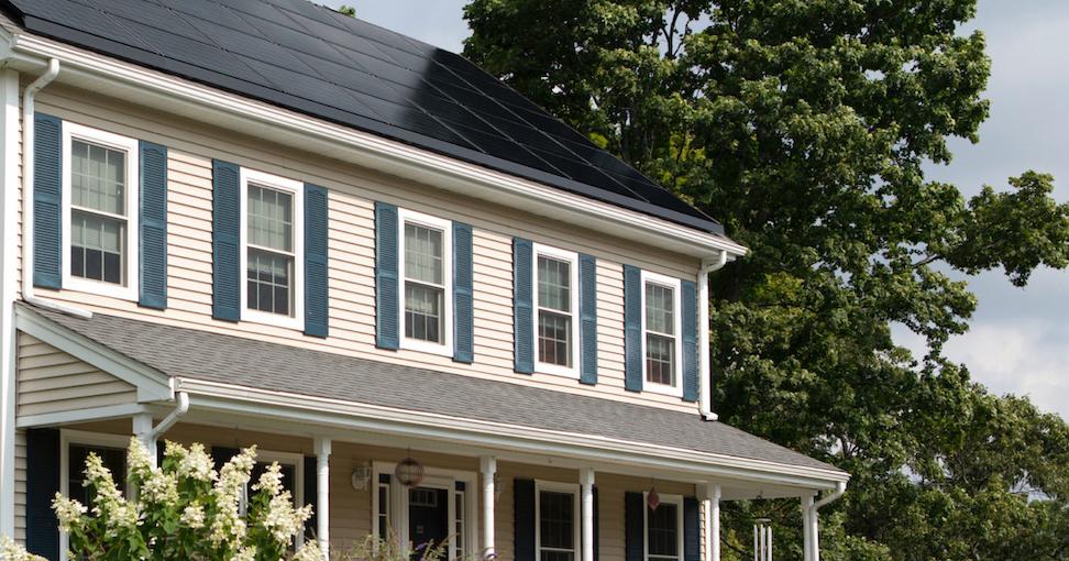 House With Solar Panels