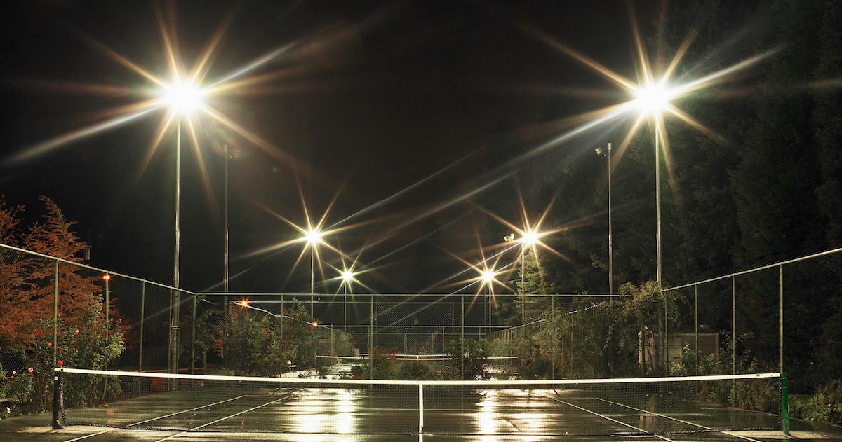 Light Pollution Tennis Court