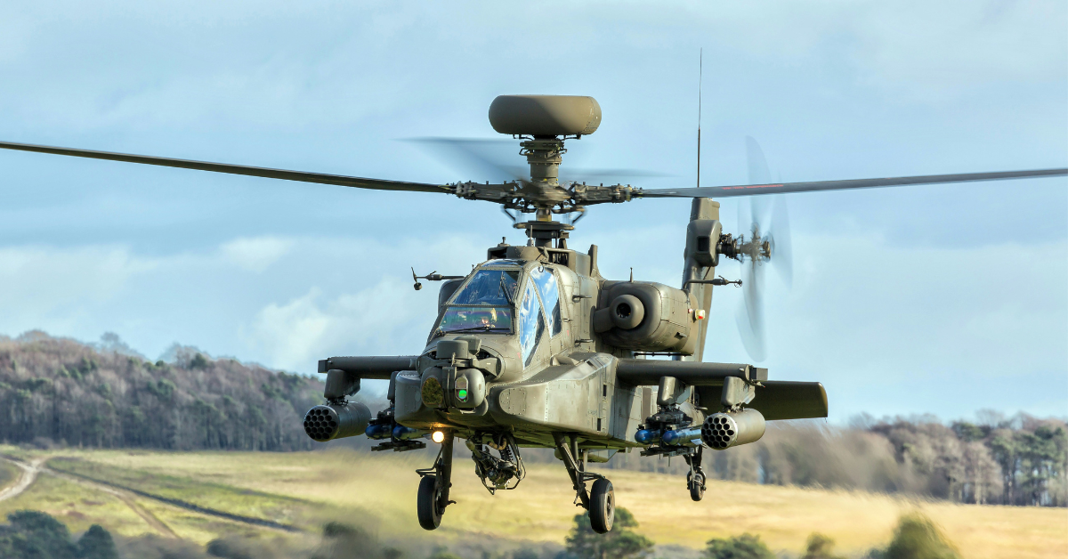 Front view of a Chinook fighter plane