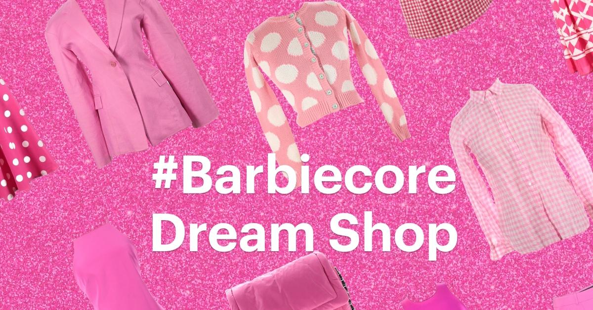 Preview of Jacqueline Durran's picks for ThredUp's "Barbiecore" edit.