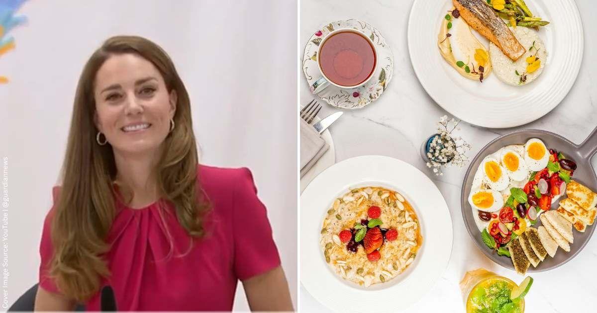(L) Princess of Wales in a press conference before G7 leaders' reception in 2021 (Cover Image Source: YouTube | @guardiannews) | (R) Plates of breakfast dishes with coffee on a table. (Representative Cover Image Source: Pexels | Denys Gromov)