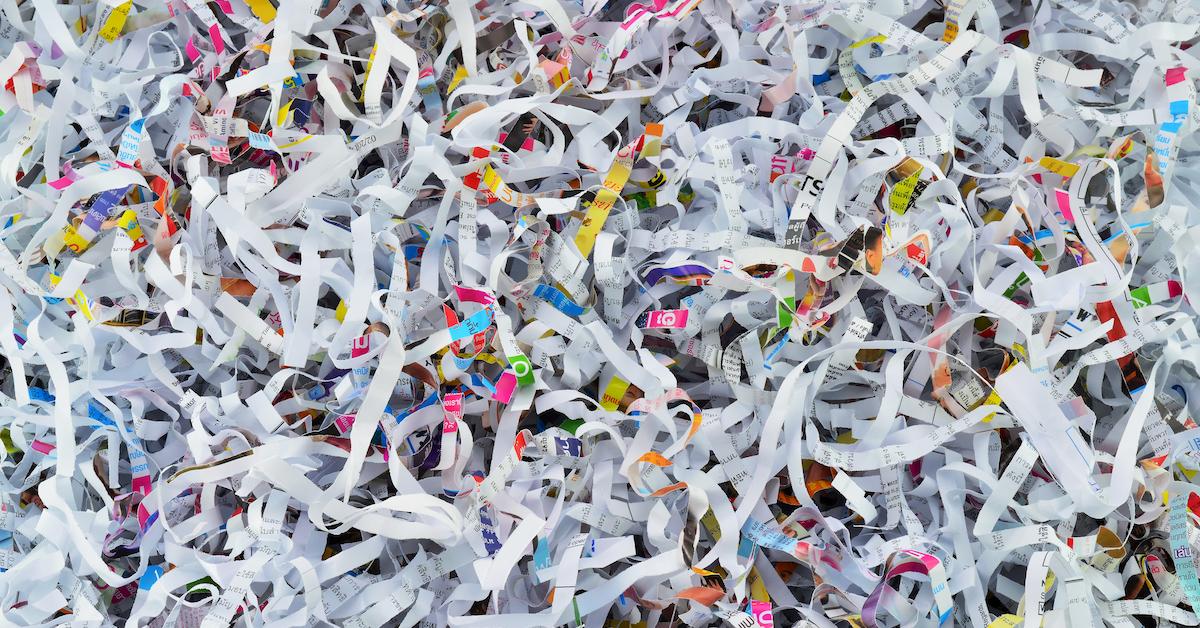 Where Can I Throw Away Shredded Paper Shred Reassembling Done how to