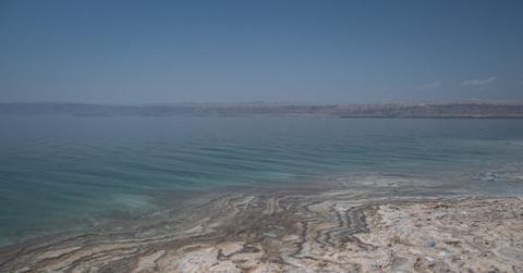 dry portions of the Jordan River