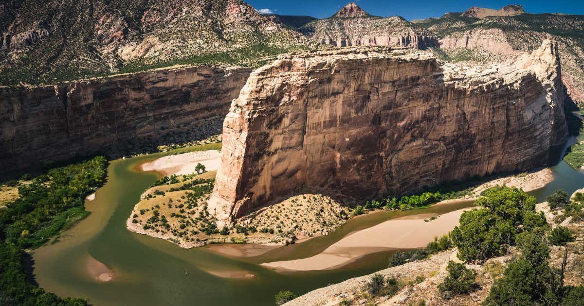 Steamboat Rock and Green river at Dinosaur National Monument, Colorado (Representative Image Source: Getty Images | Posnov)