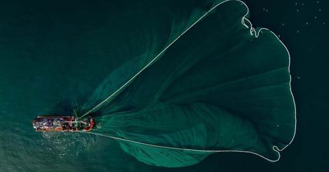A fishing boat casting out a massive net into the Pacific Ocean. (Representative Cover Image Source: Pixabay | HieuNghiaMini)
