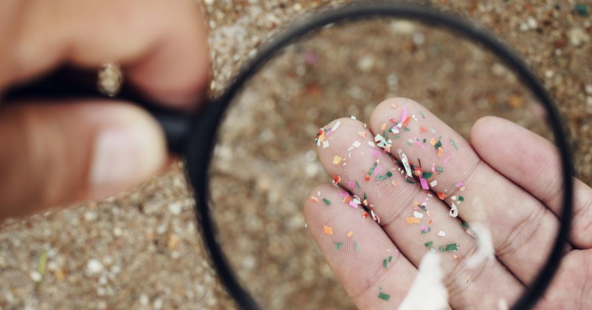 Microplastics through a magnifying glass. 