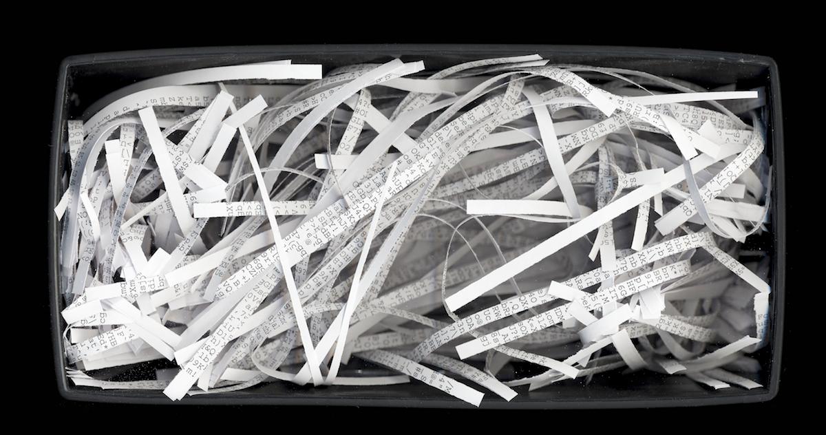 can recycle shredded paper