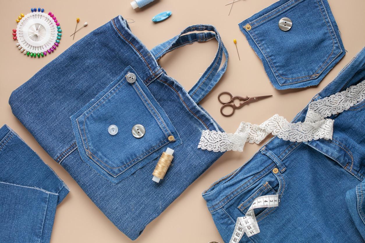 Jeans craft online bag