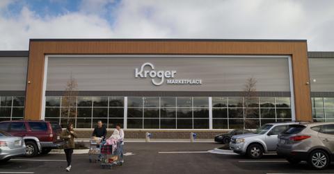 Exterior shot of Kroger Marketplace