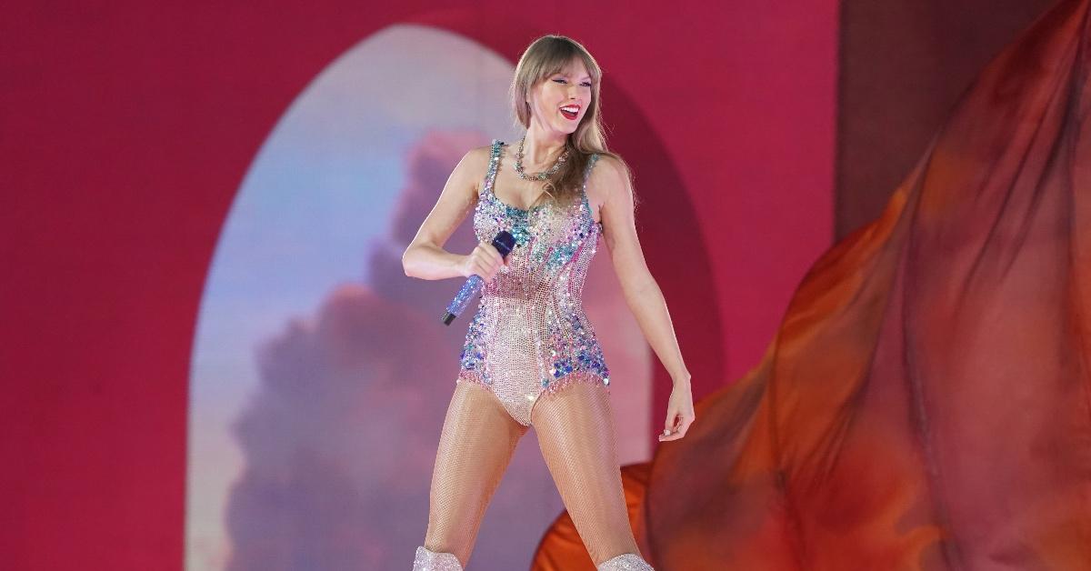 Taylor Swift performs at The Eras Tour in Tokyo, Japan, on Feb. 7, 2024.