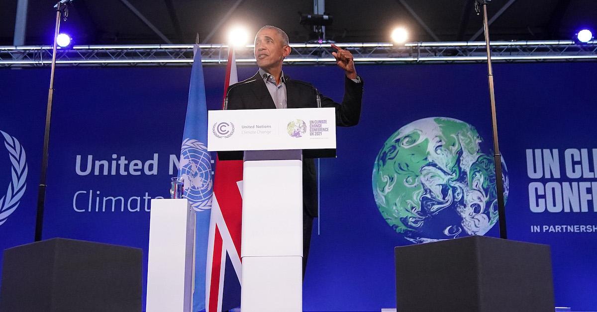 Obama Speaks About Climate Change at COP26 in Glasgow